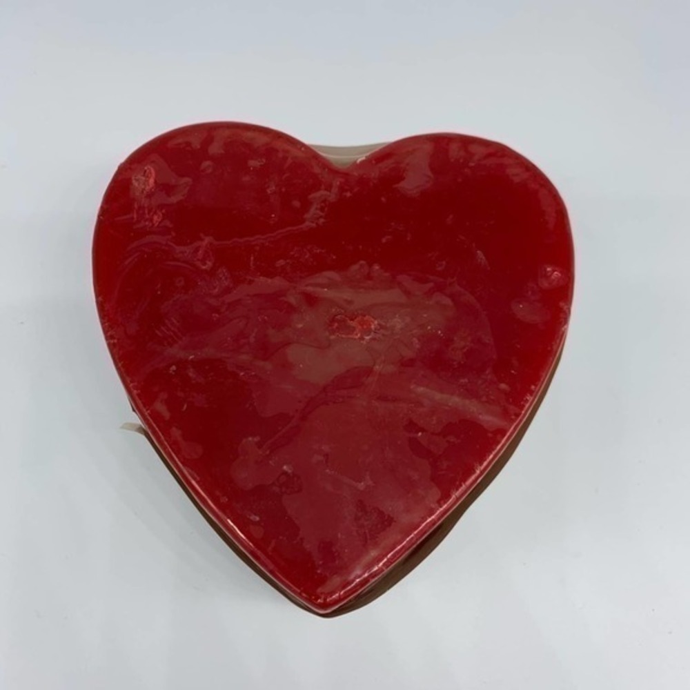 NEW Valentine’s Day red heart burning love candle